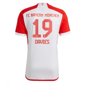 Bayern Munich Alphonso Davies #19 Hemmakläder 2023-24 Kortärmad